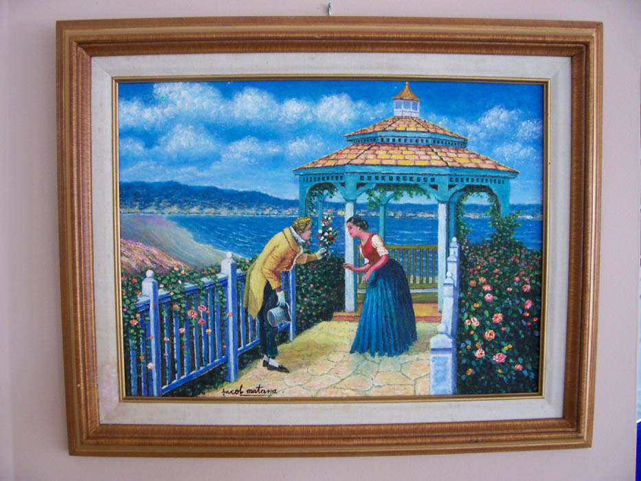 Couple by Gazebo